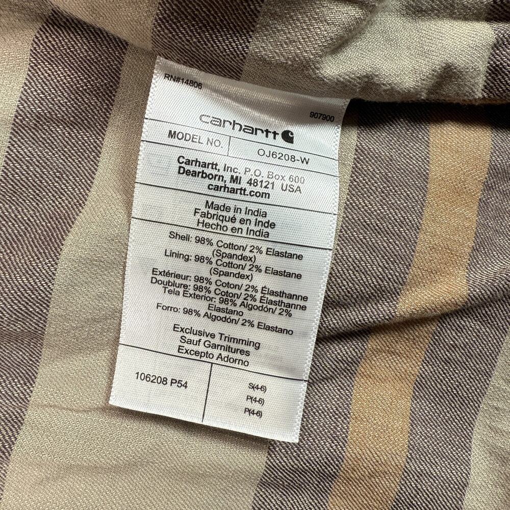 Carhartt Womens Small Iconic Crawford Detroit Jacket Rose Tint NEW - Picture 6 of 11